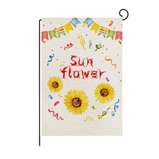 Colorful Printed Garden Flag Summer Garden Yard Flag
