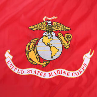 USMC Double Side Embroidered Flag Waterproof Sunscreen 90*150cm