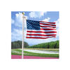 Wind-resistant  20ft Telescoping Flagpole Steel Flagpole with Ball Topper